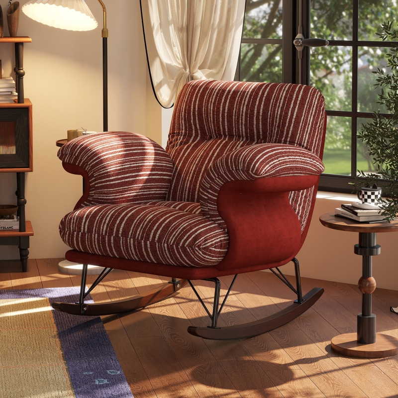 摇摇椅成人躺椅沙发懒人可躺可睡客厅阳台休闲家用折叠摇椅沙发椅