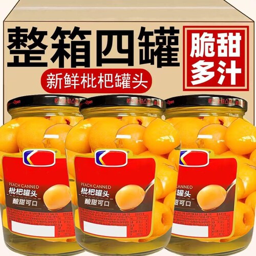 福建糖水枇杷罐头商用