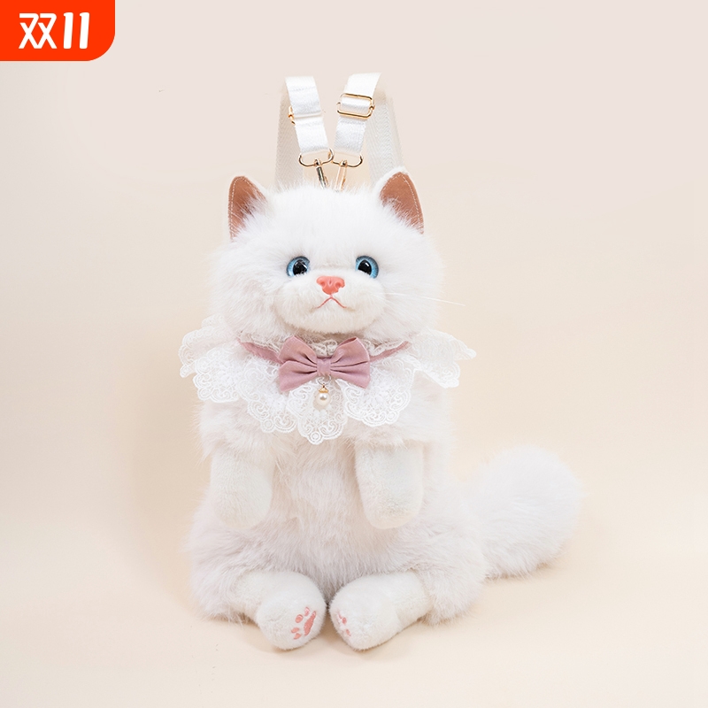 仿真布偶猫背包毛绒娃娃