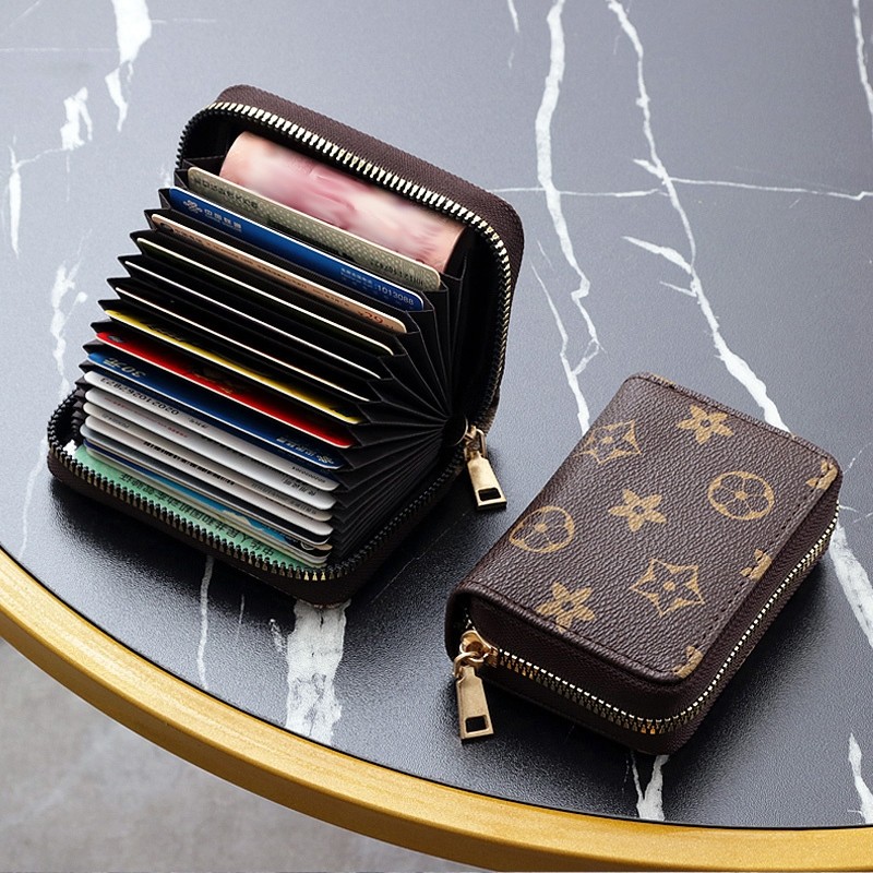 防消磁卡包女士高级多卡位驾驶证防盗刷风琴卡套包银行证件收纳包