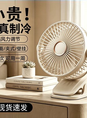 迷你风扇小风扇可夹可挂充插两用