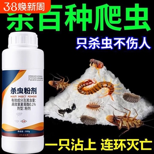 杀虫剂家用室内非无毒蟑螂蚂蚁蜈蚣驱除虫子粉剂除防虫药菊酯克星