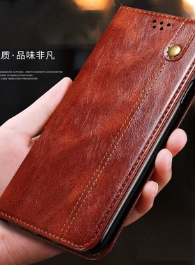 适用苹果17/16/15手机壳新款iPhone14/13/12Promax翻盖可插卡皮套12PRO支架油蜡ip11防摔15plus男女16e保护套