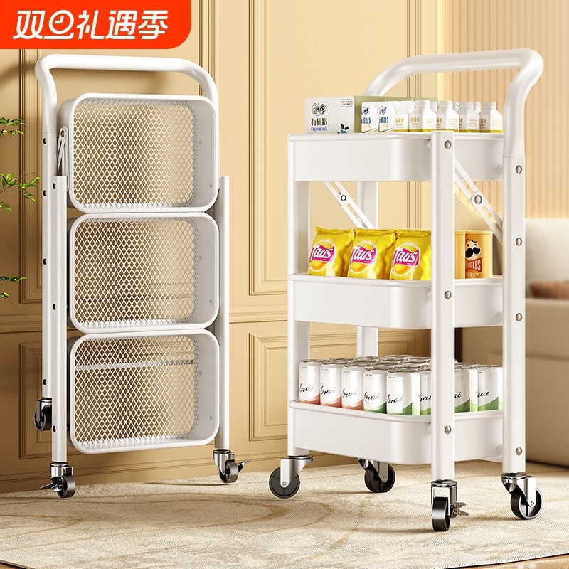 移动折叠小推车碳钢结实不生锈