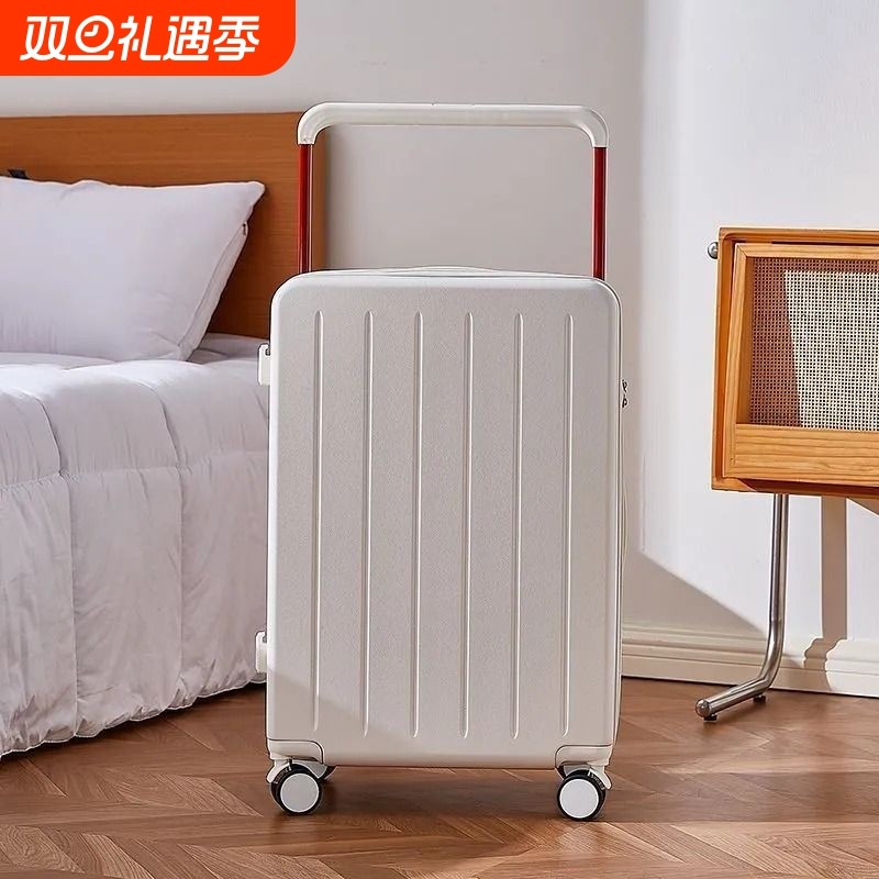 FKODPS新款多功能宽拉杆行李箱女防爆拉链旅行箱结实耐用登机旅