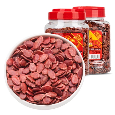 【12月新货】天虹牌原味红瓜子450g坚果干果大片熟的红西瓜子大籽