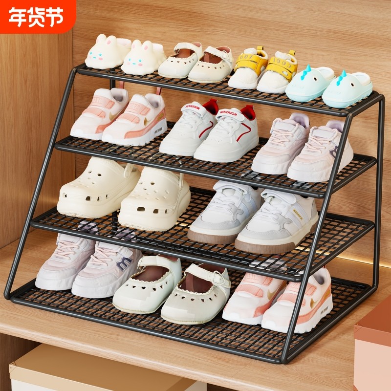 宝宝鞋架家用鞋子收纳架鞋柜整理神器柜内分层隔板婴儿鞋盒置物架,收纳整理,鞋子收纳架,淘宝优惠券,粉丝福利购,淘宝优惠卷
