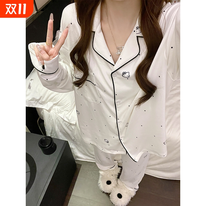 睡衣女款秋冬季2025新款德绒可爱