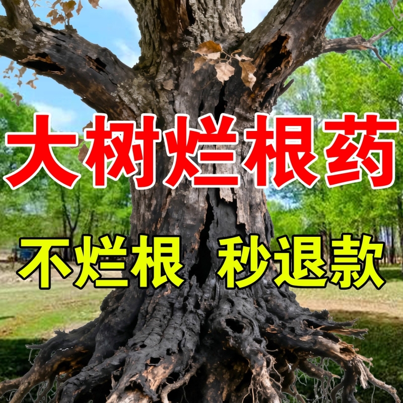 大树烂根腐i药大树一滴烂根强力腐树根剂清构树乔木枯专用枯树王