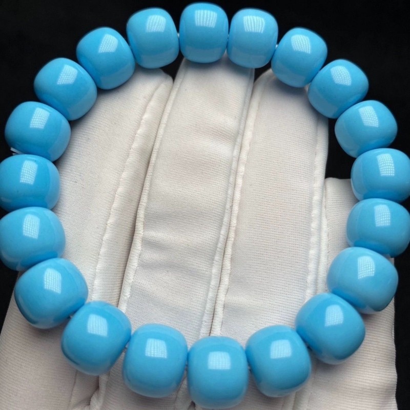 湖北原矿绿松手串高瓷果冻料桶珠男女款送礼盘玩单圈配饰手链,饰品/流行首饰/时尚饰品新,手饰/手串,淘宝优惠券,粉丝福利购,淘宝优惠卷