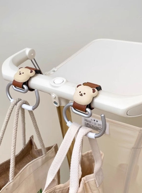 小虎子车挂钩推车配件通用神器电动车挂包丸丫t2婴儿前置强力承重