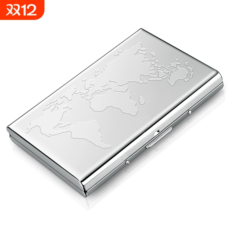 德国MODERN金属卡盒防消磁薄卡包屏蔽NFC防盗刷男女银行卡套RFID