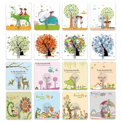 挂钩强力粘胶贴墙壁彩色免打孔无痕承重浴室粘钩背胶粘贴重物墙面