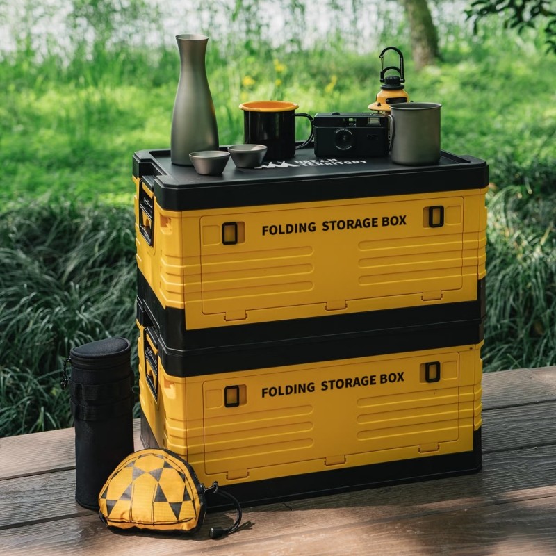 户外露营收纳箱折叠箱整理箱子车载后备箱置物箱家用衣服储物箱