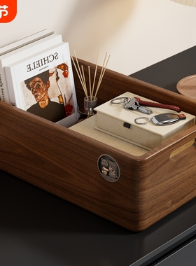 实木玄关钥匙盒入户门口鞋柜上