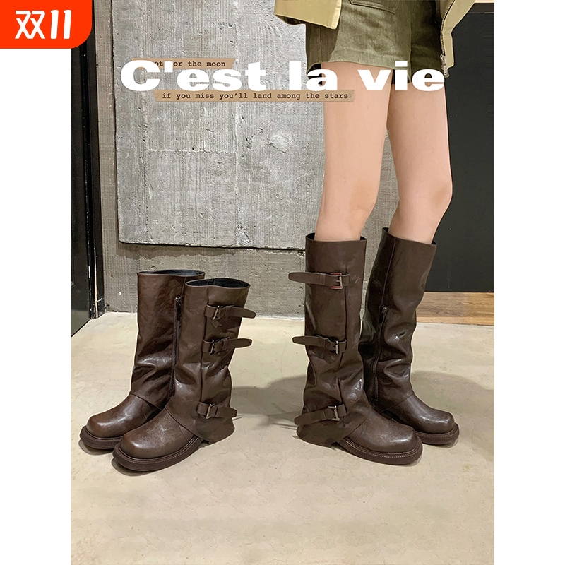 增高8cm中筒靴女|116人收藏