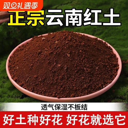 云南高原酸性红土茉莉专用红泥土