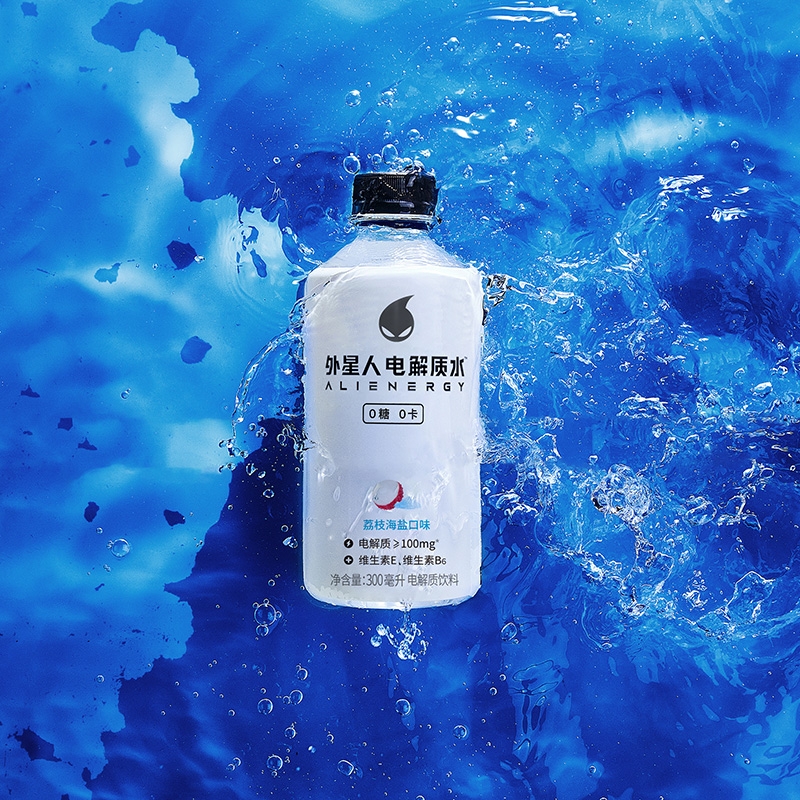 外星人电解质水迷你装便携小瓶300ml*6瓶青柠荔枝海盐维生素