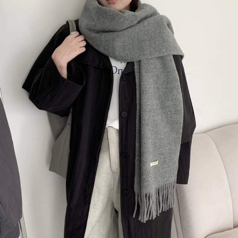 新款羊毛混纺围巾女秋冬保暖纯色百搭韩版时尚感流苏梭织围脖,服饰配件/皮带/帽子/围巾,围巾/丝巾/披肩,淘宝优惠券,粉丝福利购,淘宝优惠卷