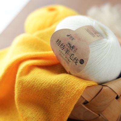 纯羊毛细线手工编织|千人加购