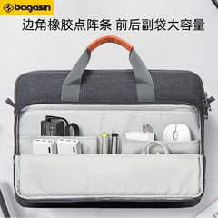 Bagasin电脑包笔记本手提斜挎男女公文包适用15.6寸联想y9000p拯救者r9000p游戏本14寸华硕戴尔17寸大容量
