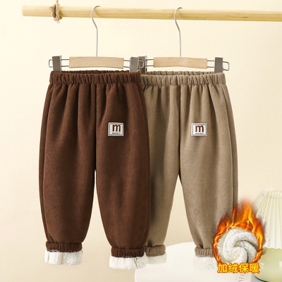 儿童加绒保暖裤冬款|千人加购