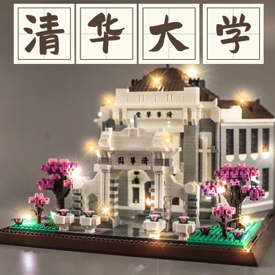 【厂家直销】大学积木建筑模型