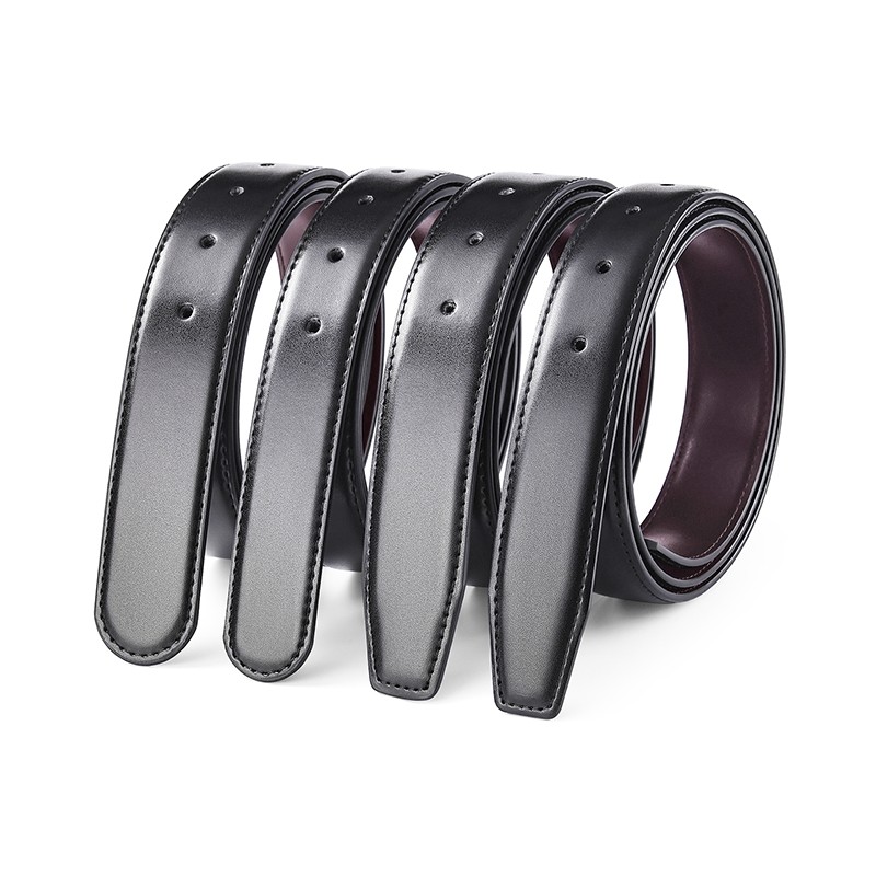 皮带不带头菲拉替换带身3.4无头皮带男真皮无扣头腰带光面头层皮
