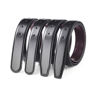 皮带不带头菲拉替换带身3.4无头皮带男真皮无扣头腰带光面头层皮