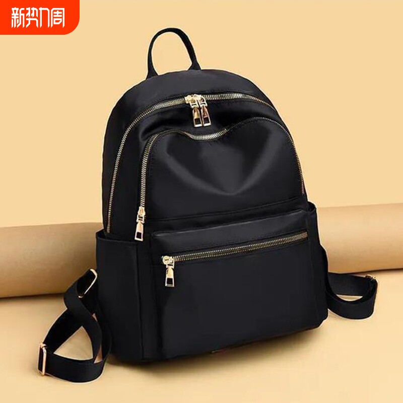 日本双肩包女潮旅行牛津布小背包女士百搭时尚帆布小背包轻便背包