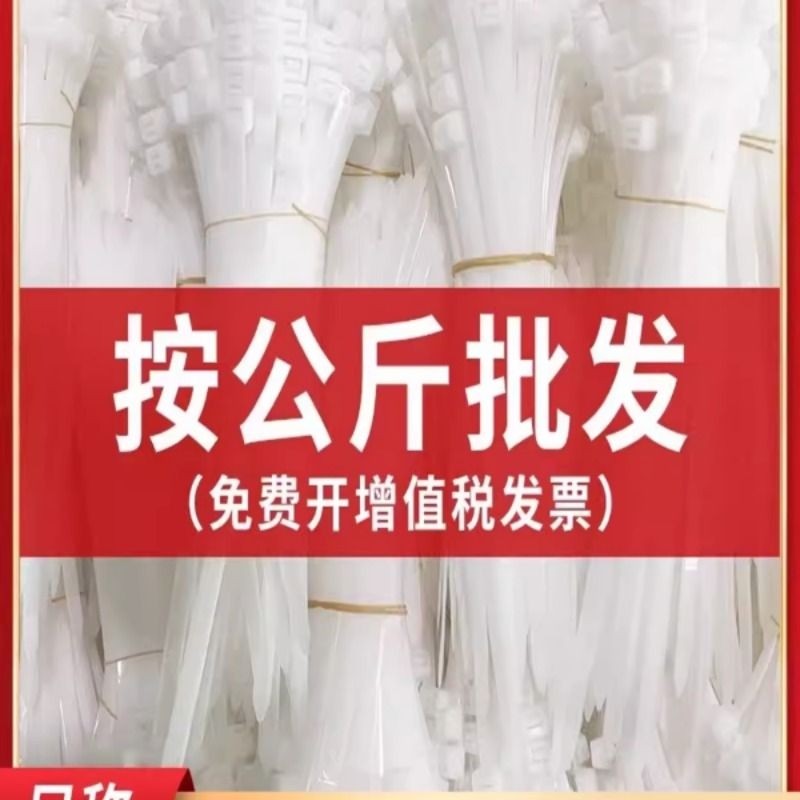 尼龙塑料扎带批发强力束线绑带固定卡扣捆扎绳黑白色自锁式勒死苟,基础建材,缎带/扎带,淘宝优惠券,粉丝福利购,淘宝优惠卷