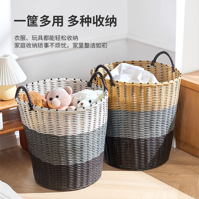 【全网低价】手工编织脏衣篮