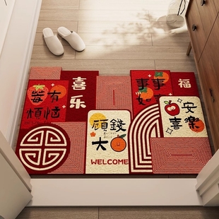 景风入户门地垫进门家用门垫防滑丝圈脚垫门口可裁剪pvc门外门厅