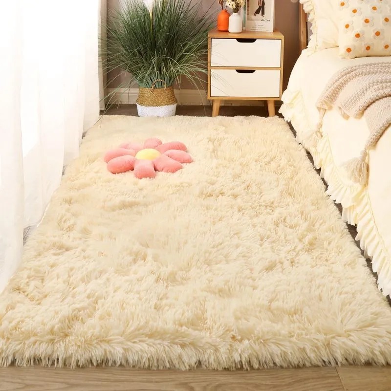 加厚超柔型丝毛客厅卧室飘窗休闲少女床边房间大面积满铺地毯地垫