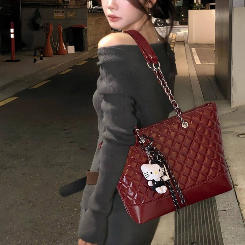 爱玛女仕小香风托特包包女款2026新款女士轻奢小众高级感链条腋下