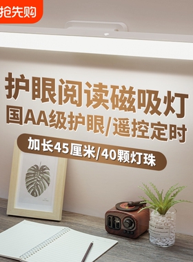 LED台灯护眼学习专用磁吸酷毙灯宿舍灯充电台灯遥控充电款桌面