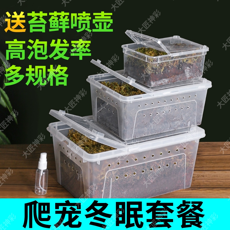 爬宠饲养箱乌龟冬眠专用椰土干苔藓恒温箱养龟过冬装备蜘蛛客厅