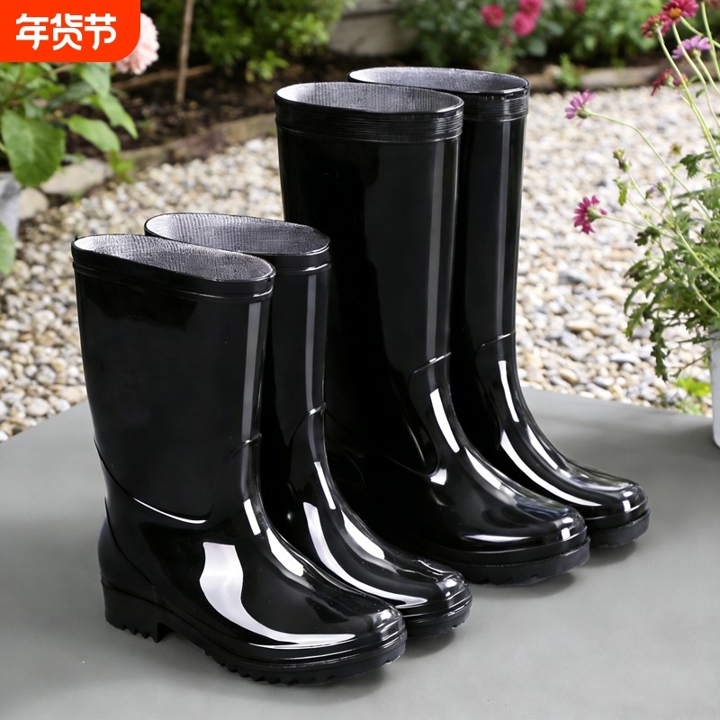 外贸劳保加厚男士雨鞋长筒防水工地防滑耐磨加绒保暖耐酸碱胶雨靴,流行男鞋,雨鞋,淘宝优惠券,粉丝福利购,淘宝优惠卷