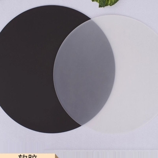 软胶酒店茶大号托盘垫防滑防烫盘垫圆形花盆菜盘砧板垫子 31.5