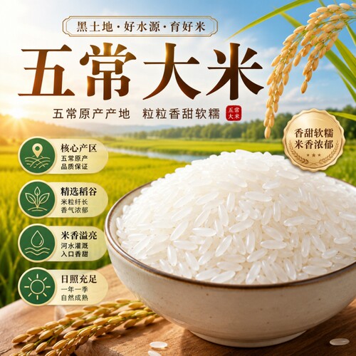 东北五常大米半斤装产地直发