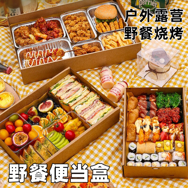 一次性餐盒户外露营野餐盒外卖盒