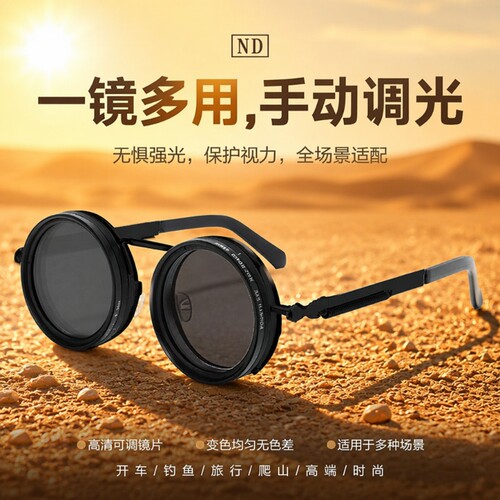 偏振镜创意太阳眼镜|千人加购