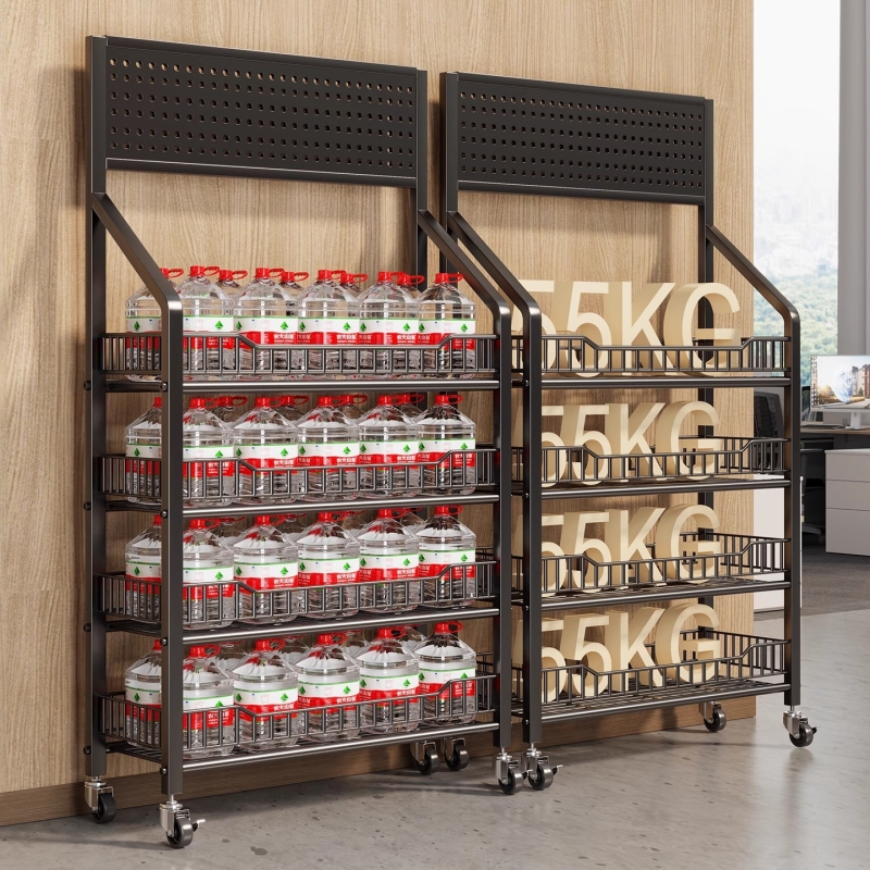 外卖置物架放家门口快递架子入户门外餐饮盒收纳架多层移动分层