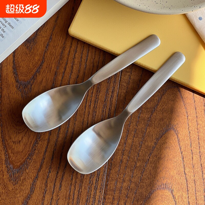 真-304不锈钢中华勺家用吃饭勺子图片
