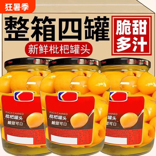 福建糖水枇杷罐头商用