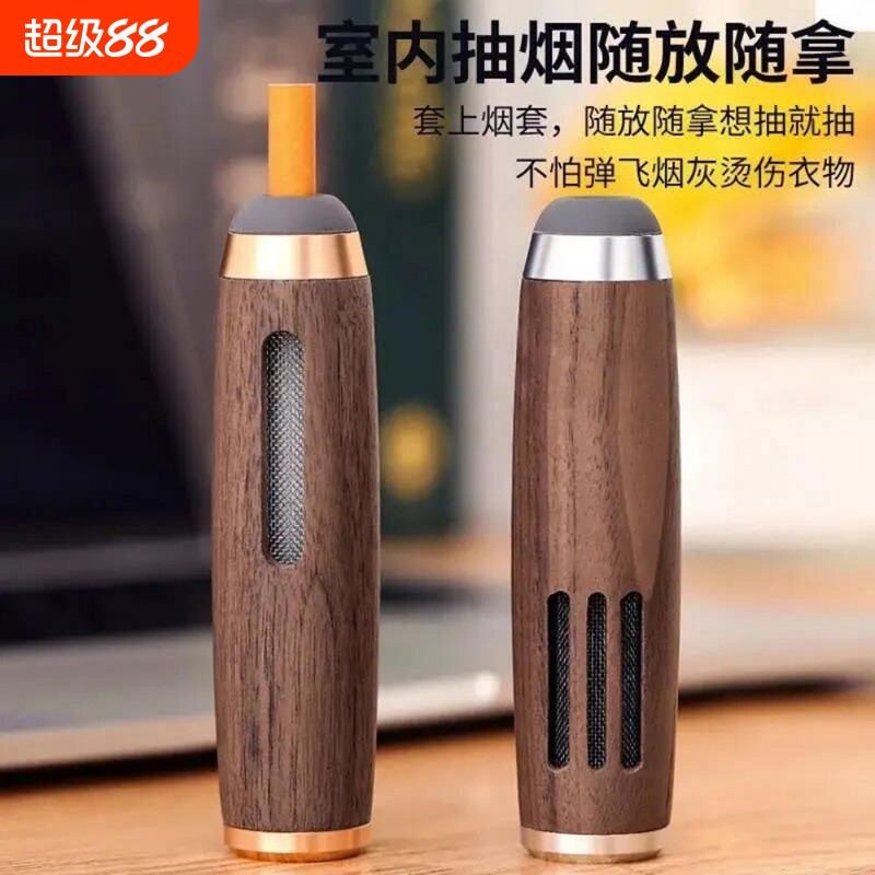 车用不掉烟灰神器车内吸烟器懒人烟嘴打火机车载烟灰缸点烟器防灰