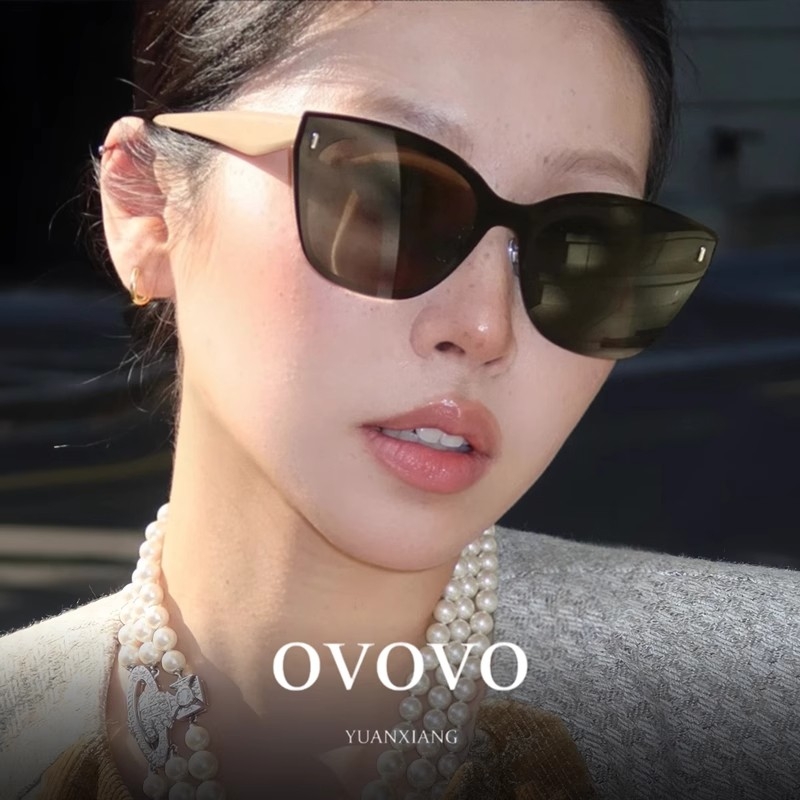 2025年防紫外线全高级墨镜女新款防晒未来感镜片太阳镜开车uv400
