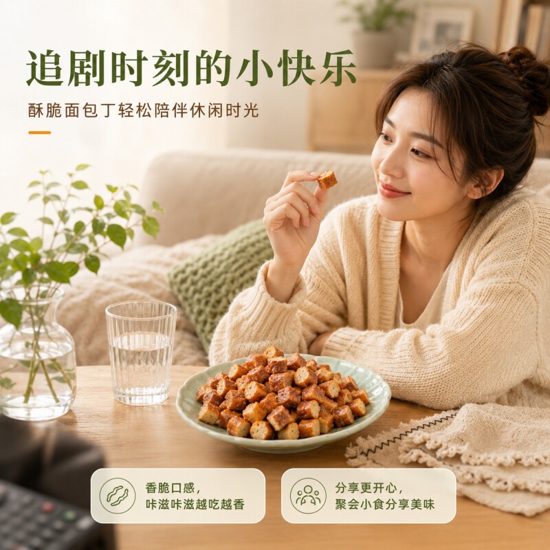 多口味碱水面包丁同款饼干脆面包干办公室休闲解馋零食小吃必备