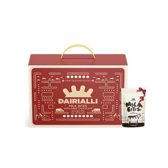 DAIRIALLI奶墩墩乳粉黑巧克力奶片(奶豆豆)新年装
