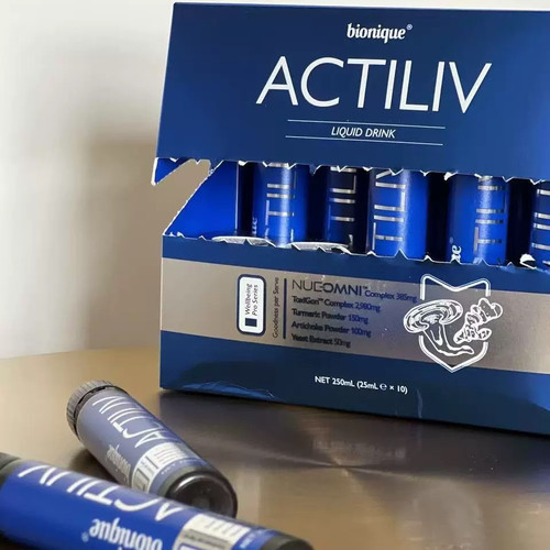 澳洲Bionique肝净饮护旰浓缩液熬夜加班朝鲜蓟姜黄灵芝官方正品